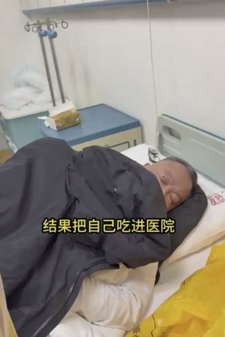 乔任梁父吃8只死大闸蟹 中毒送院病情反复