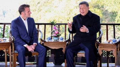 习近平马克龙同游都江堰 中法续推动向前发展