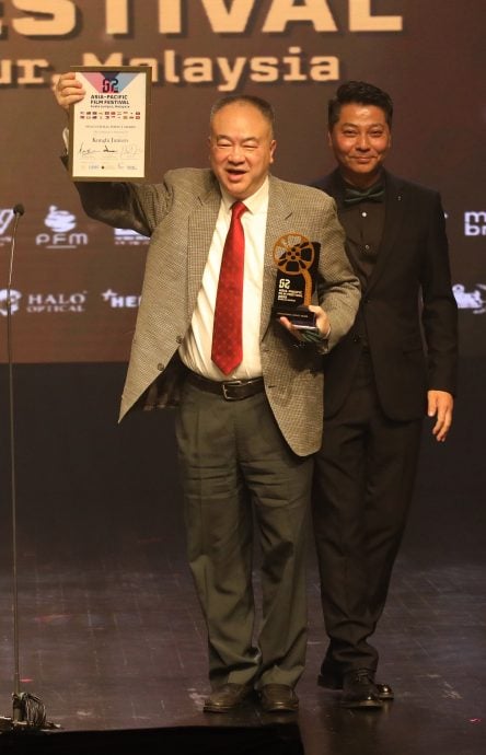 亚太影展|任达华领终身成就奖获琦琦相伴 林明祯为香港大火匿名捐款