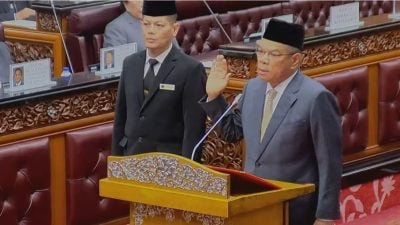 任期3年 3部长宣誓连任上议员