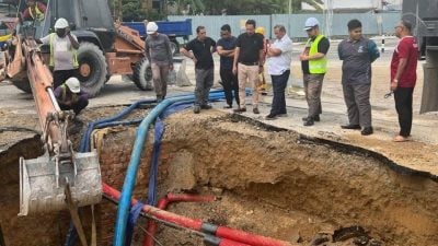 【森州议会】近三年水管破裂案逾2.7万宗 森水务公司推动水管更新工程