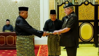 (重复)元首颁委任状予5法官 哈欣受委马来亚大法官