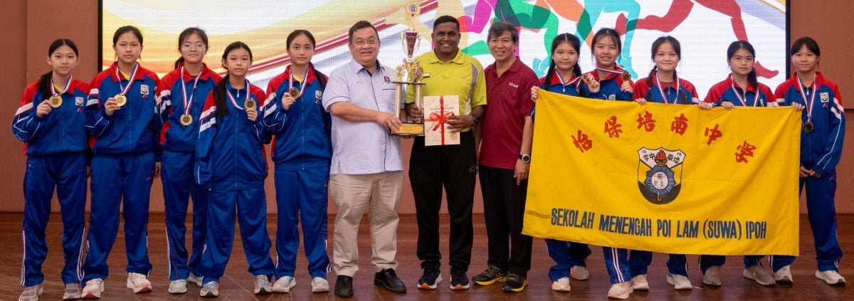 全霹独中男女越野赛跑 华联培南各夺男女总冠军