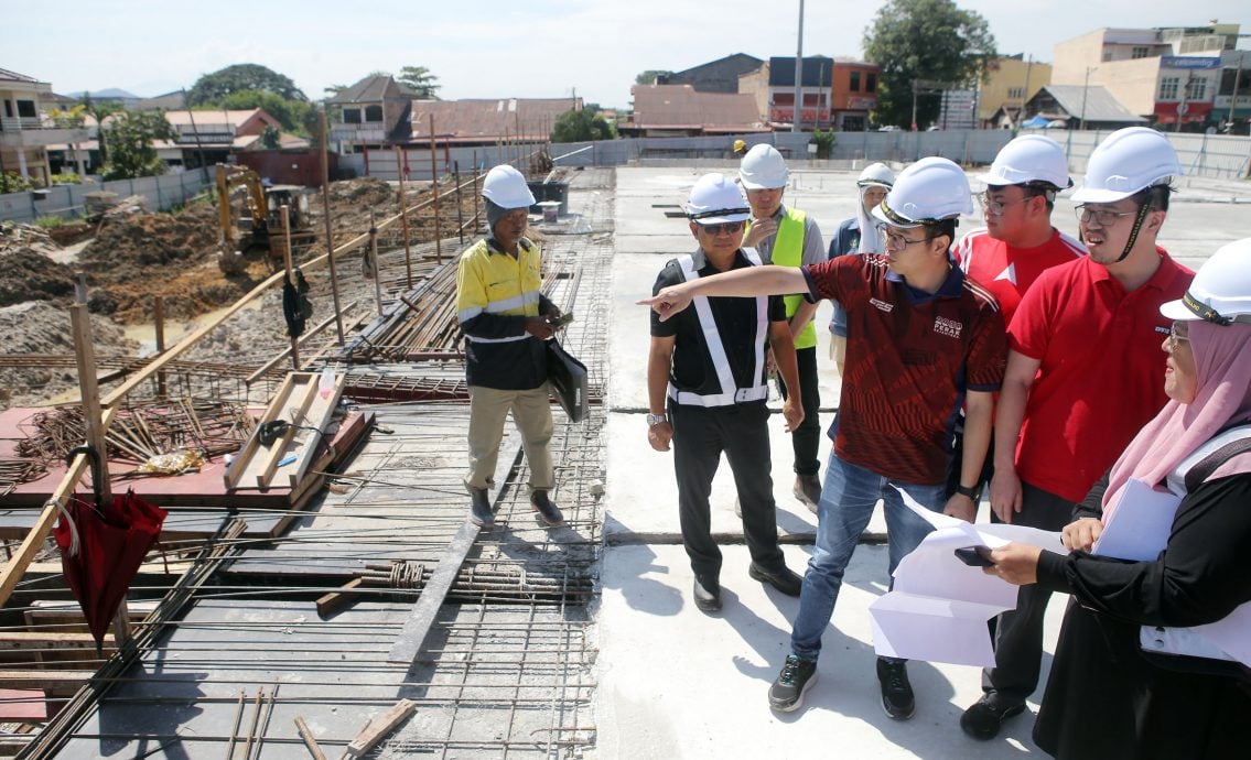 兵如港巴刹跟上工期进度 李存孝：工程已达25.8% 