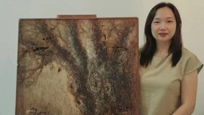 别具一格黄静忆咖啡画展 5至7日中环广场举行