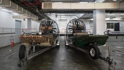 有备无患  元首供联邦使用2扇艇助水灾救援