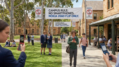 和智慧型手机说拜拜后 悉尼名校下令学生改用“老人折叠机”