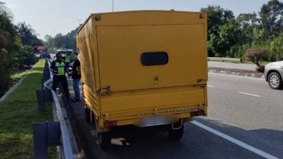 外籍司机违规  陆交局充公车辆