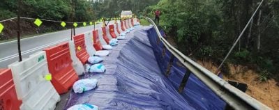 只限客货车轻型车辆摩托   双溪布亚路 有限度开放通行