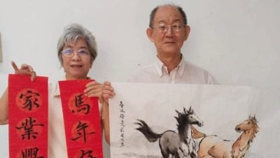 巴生专业美术中心 1月1书画展开幕