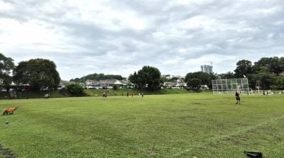 只差3公尺……   翠岭镇草场错失成甲组足联赛场