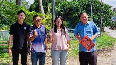 获逾20万铺路 装10路灯 沙登新村基设提升