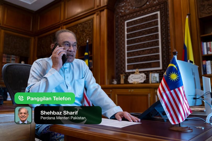 安华与巴基斯坦总理通话