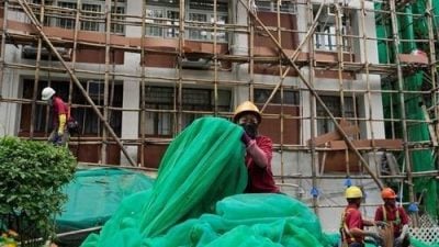 宏福苑五级大火 全港尽撤大楼棚网