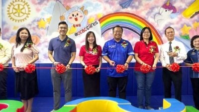 古来华小二校特殊教育班专属区感官室启用