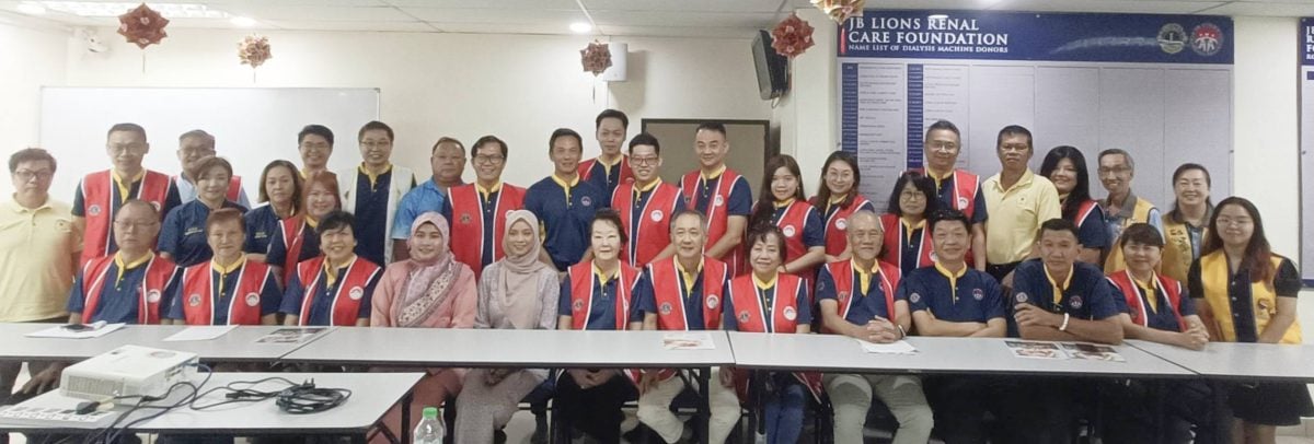 已签发 柔：封面：善心美事：设2中心提供可负担医疗，新山狮子会助肾病病患子女完成学业