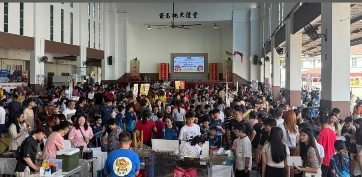 已签发 柔：峇振华学校义卖会，筹获近20万基金