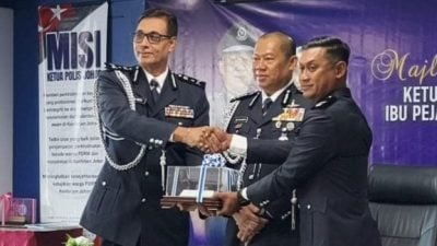 峇维尔星正式卸任新山北区警区主任 阿兹罗暂代职务