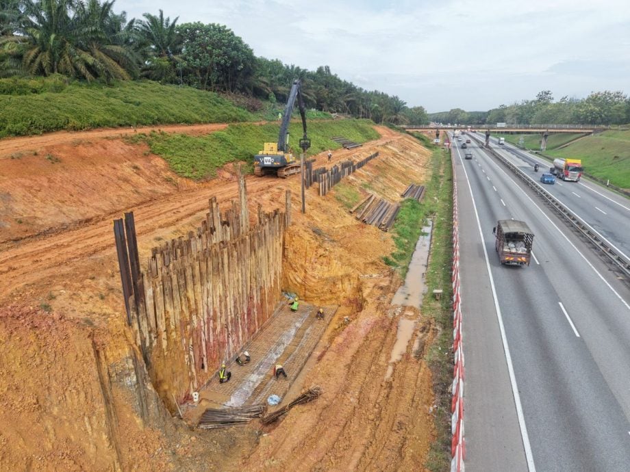 **已签发**柔：南北大道14.5公里处拓宽工程  首阶段达40%进度