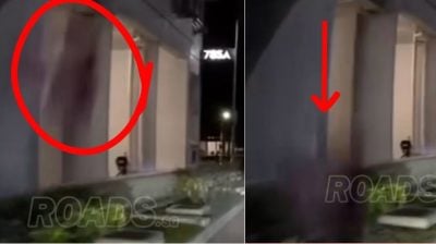 视频 | 狮城组屋高空抛物  汽车险遭砸中