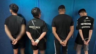 狮城警方展开两天行动  13人涉私会党活动被捕