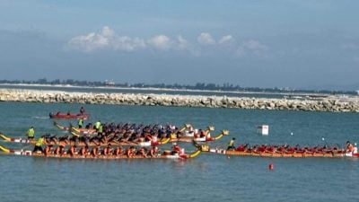 槟国际龙舟赛3天赛事落幕  槟西太平洋龙舟队成大赢家