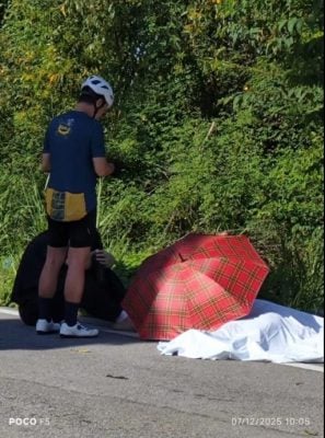 脚车骑士失控跌入车道　被后方车辆撞死