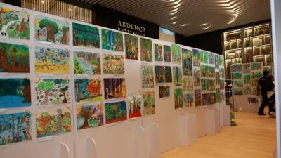“热带雨林儿童画慈善义展”筹获1.5万   20%捐莎亚南福联会疗养院基金