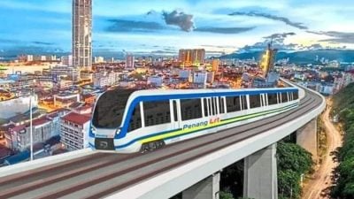 安华反驳过度开销　“槟城轻快铁成本增加是为了惠及更多人”
