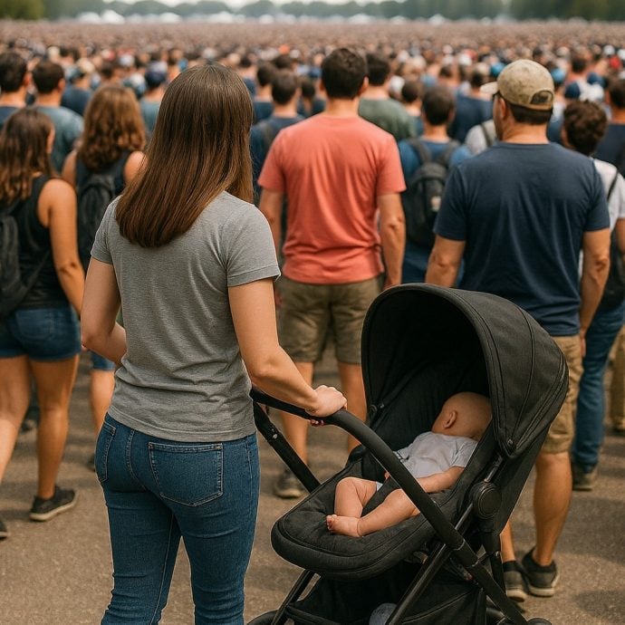 带新生儿参与大型户外活动 家长挨轰不负责任 “孩子出事才后悔?”