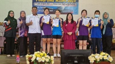 【校园报道】玻中学乒乓学联赛  拿督锡阿末中学荣获三冠