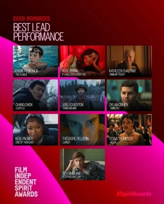 张震入围独立精神奖 战好莱坞演员争影帝