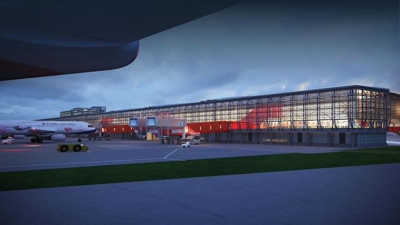 拼盘 台湾桃园机场第三航厦今始试行