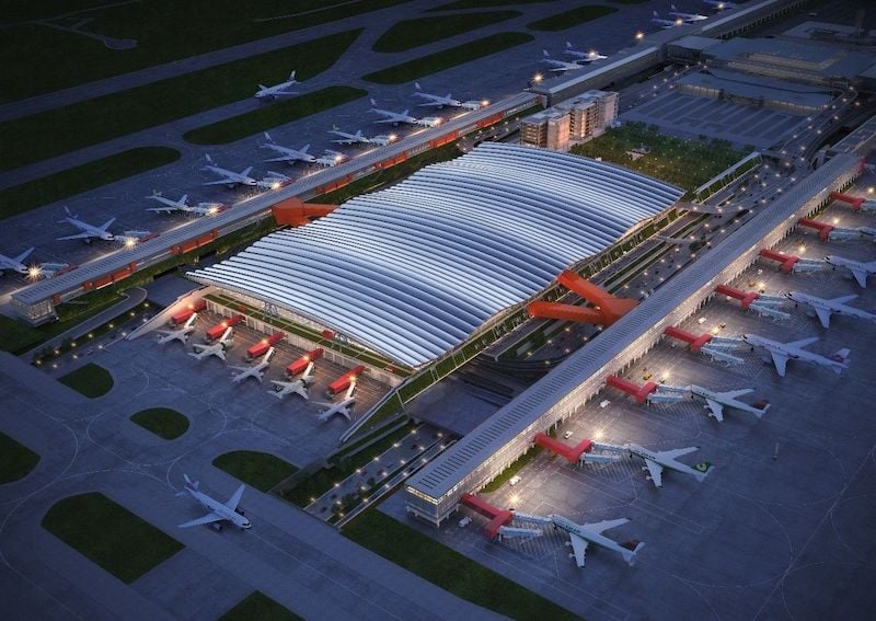 拼盘 台湾桃园机场第三航厦今始试行