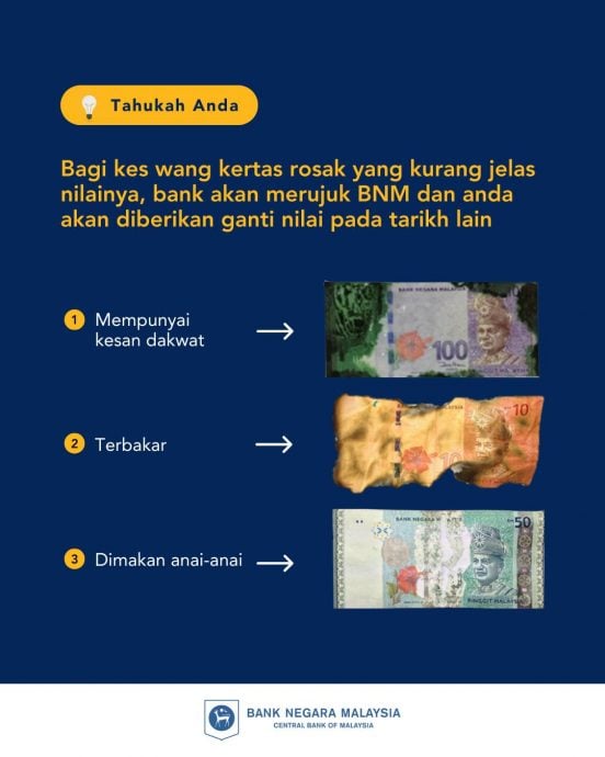 收到破损纸钞不必慌 国行:无需开户头 任何银行可更换