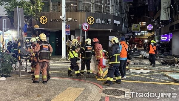 新北板桥餐厅凌晨突气爆! 整层炸烂4女1男送医