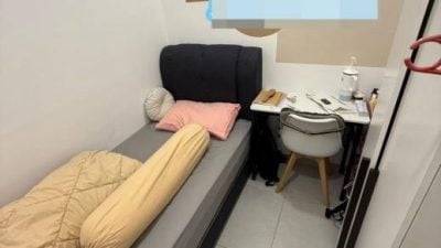 无窗单人房租金RM800 有人嫌贵有人指这区偏高