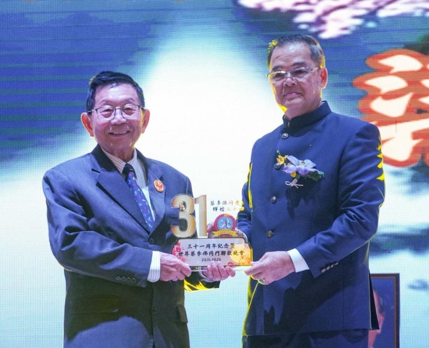 早报头//大都会-(主文)吉隆坡蔡李佛郑才醒师团31周年纪念晚宴/5图