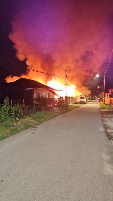 昆仑喇叭新村火灾 村屋陷火海无人伤亡