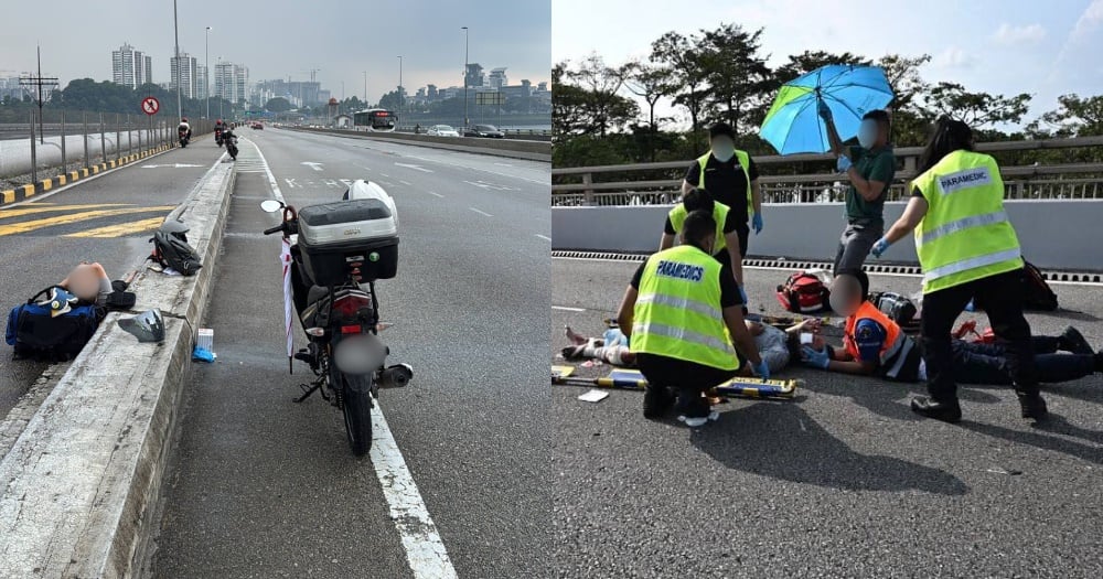 **暖势力**全国：暖势力（必下）：休班不忘天职！狮城急救员长堤义助车祸骑士