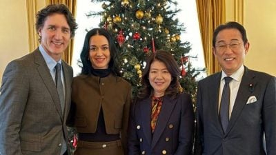 杜鲁多携凯蒂佩莉共进午餐 前日相发文认证情侣关系