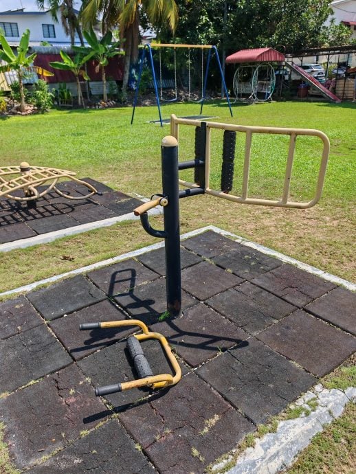 柔：头条之一：民生特工队：峇达岗花园草场水沟设施年久失修