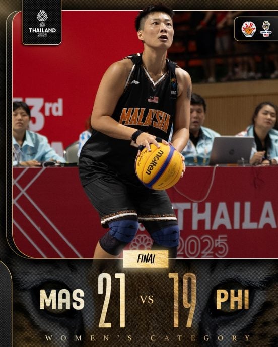 泰国东运会3人篮球赛| 马兄妹首日皆1胜1负 女队率先闯半决赛