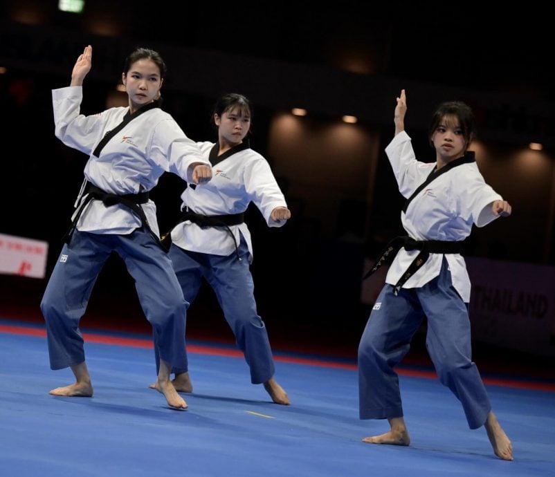 泰国东运会|教练:品势女团摘金太惊喜 大马3女将“三年就磨一剑”