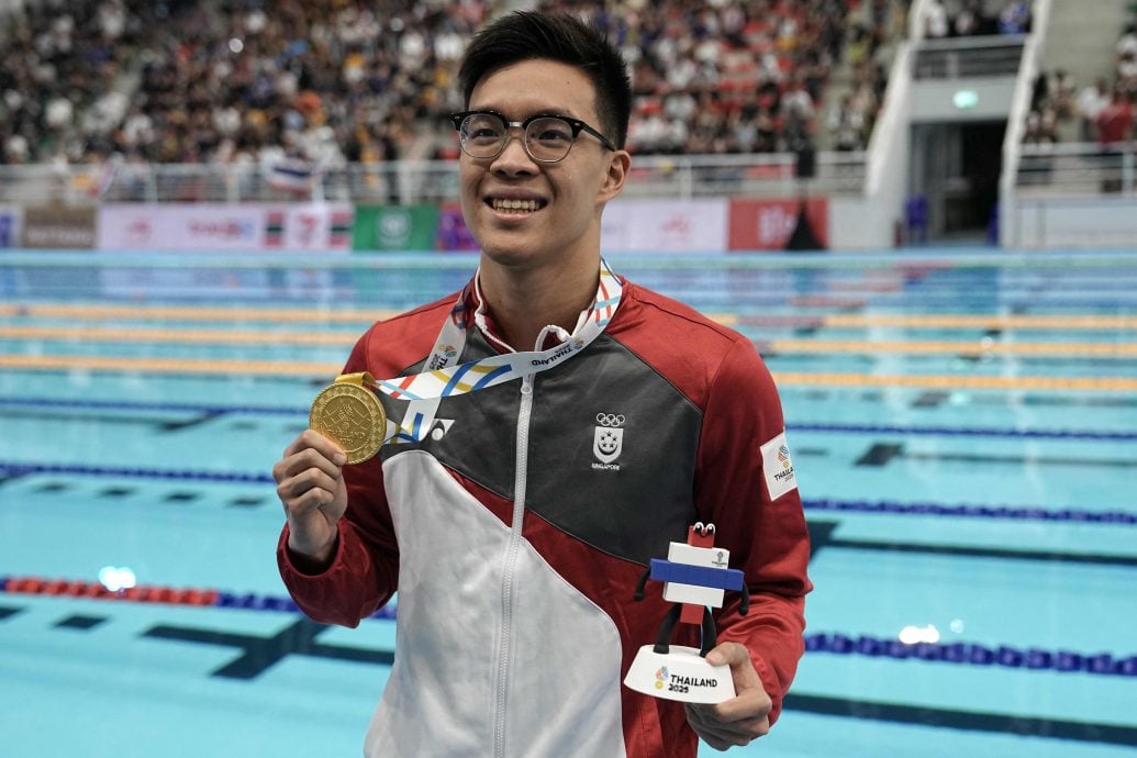 泰国东运会游泳赛| 女50公尺蛙泳 彭靖恩摘铜牌