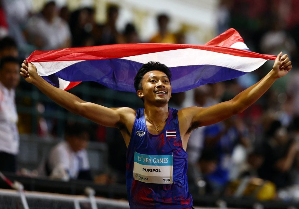 泰国东运会|预赛9.94秒(决赛10秒摘金) 普里波尔成东南亚最强飞人
