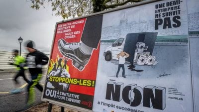 瑞士公投否决“强制女性服兵役”　超级富豪遗产税未过关