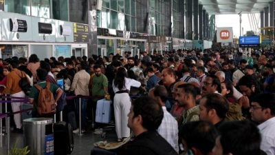 印度最大航空公司航班大乱 恢复正常估需2个月