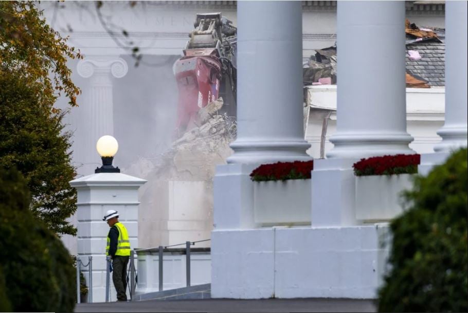 看世界)美国文物保护组织就白宫宴会厅项目起诉特朗普