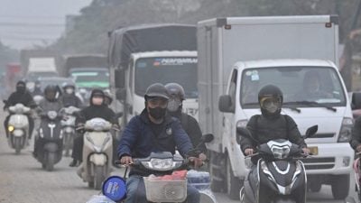 越南河内雾霾严重 明年7月起管制机车进入市中心